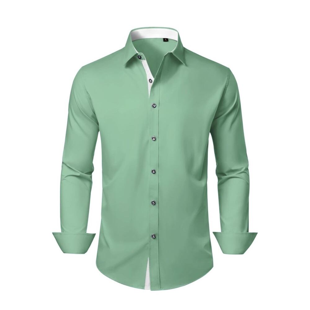 Lion Nardo Mens Dress Shirt Long Sleeve Wrinkle Free Button Down Business Casual